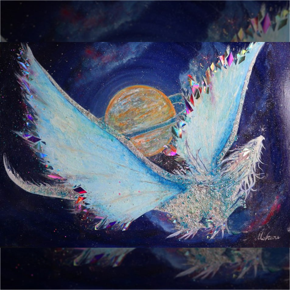 Mokari On Art Painting Crystal Dragon